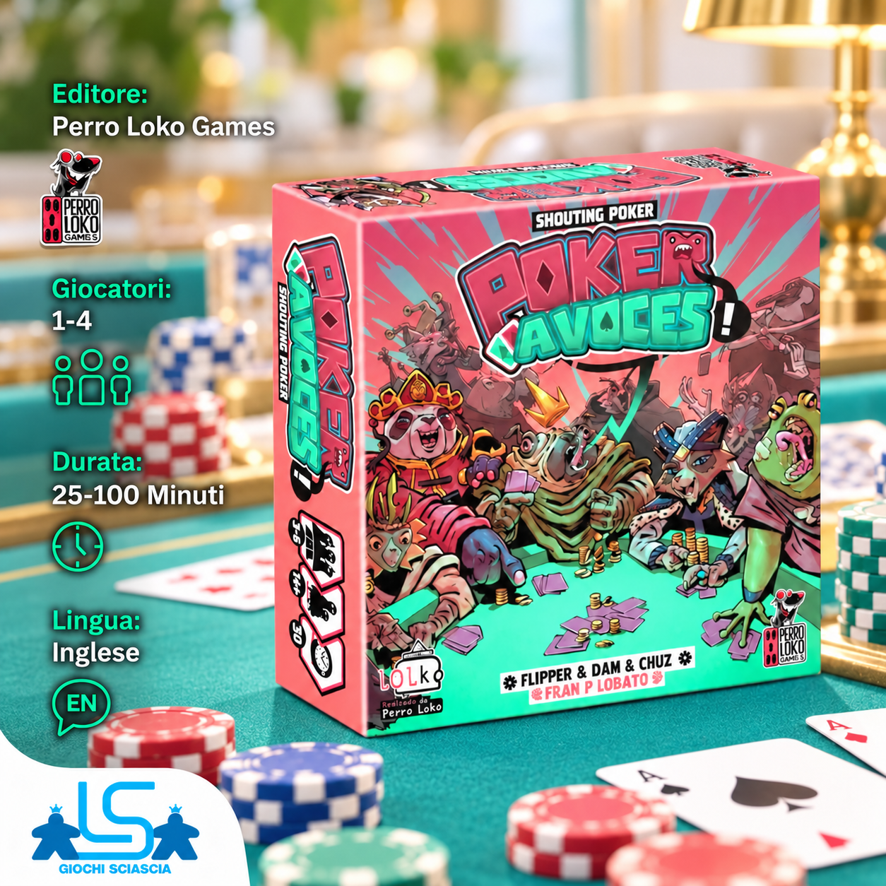 Shouting Poker - Inglese