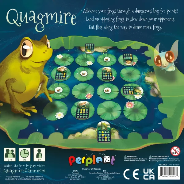 Quagmire: immagine del gioco e dei suoi componenti nella palude