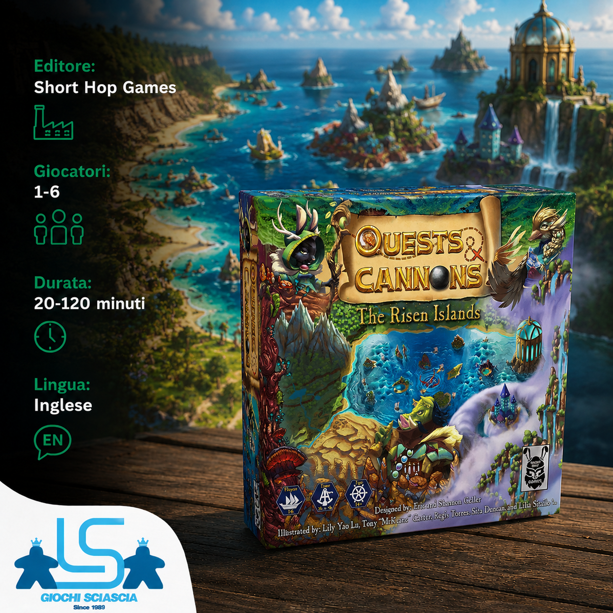 Quests & Cannons The Rising Islands - Inglese