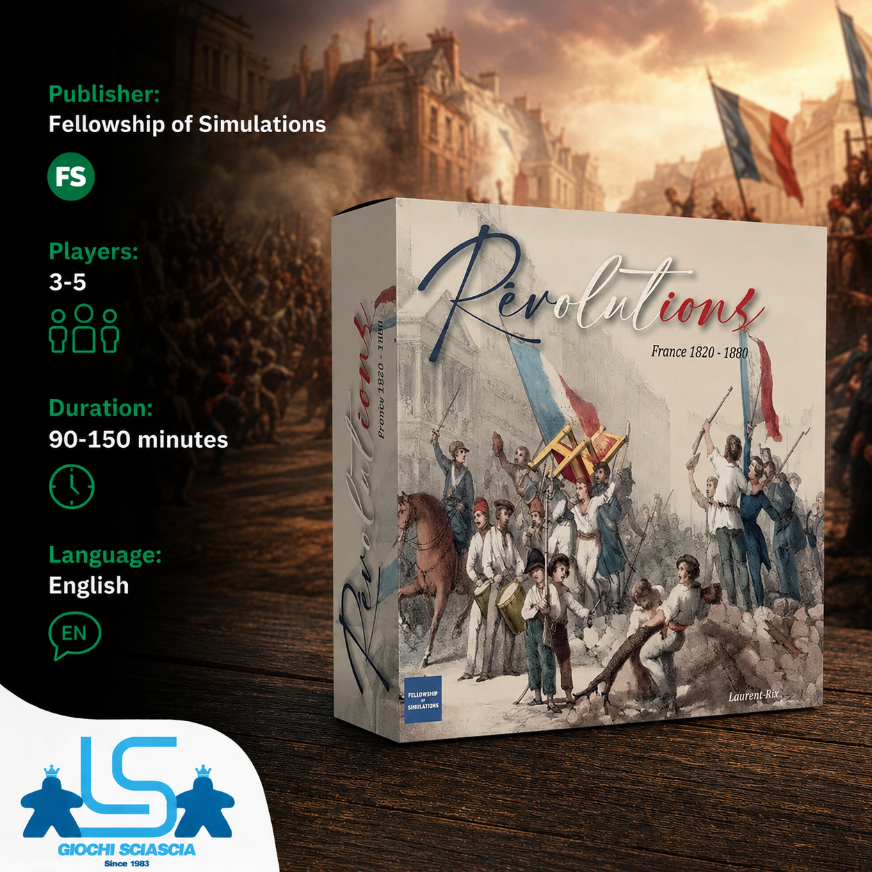Revolutions France 1820-1880  - inglese