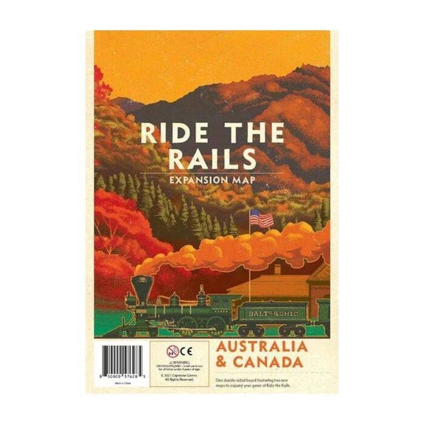 Iron Rail 2 Ride the Rails Australia & Canada Map