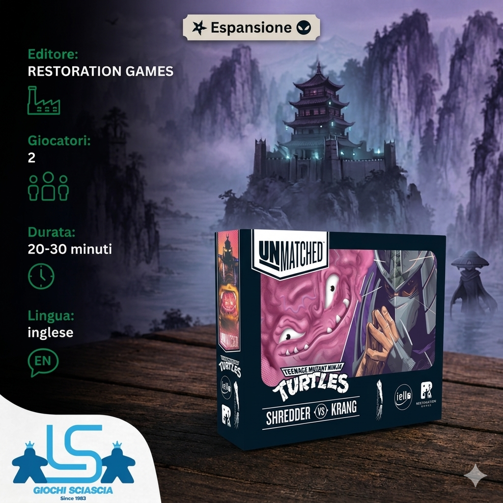 Unmatched Adventures - TMNT - Shredder vs Krang - Inglese