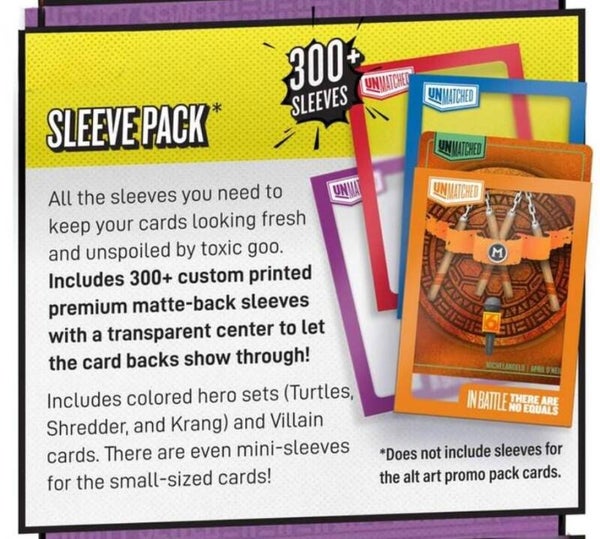 Unmatched Adventures - Teenage Mutant Ninja Turtles - Sleeve Pack