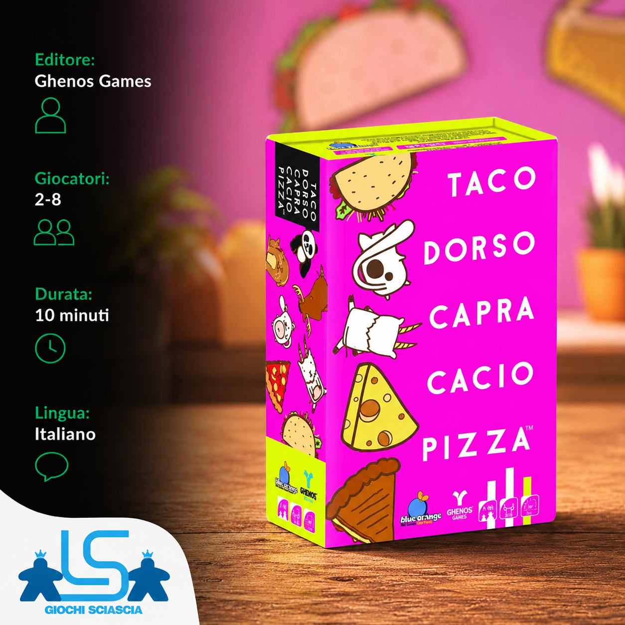 Taco Dorso Capra Cacio Pizza