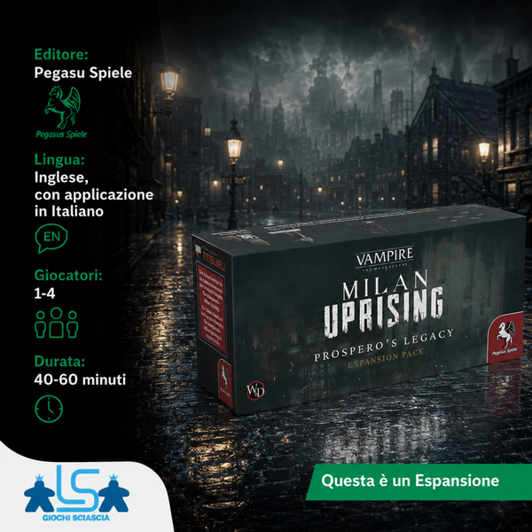 Teburu - Milan Uprising (Vampire The Masquerade) – Prospero’s Legacy - Espansione