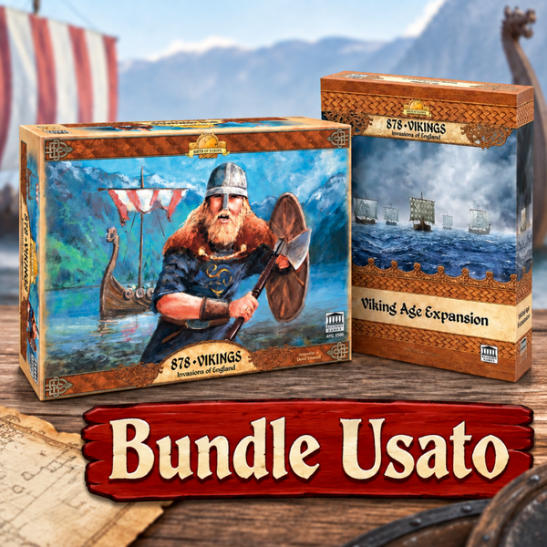 Bundle - 878 Vikings Invasion + Espansione - Inglese - Usato