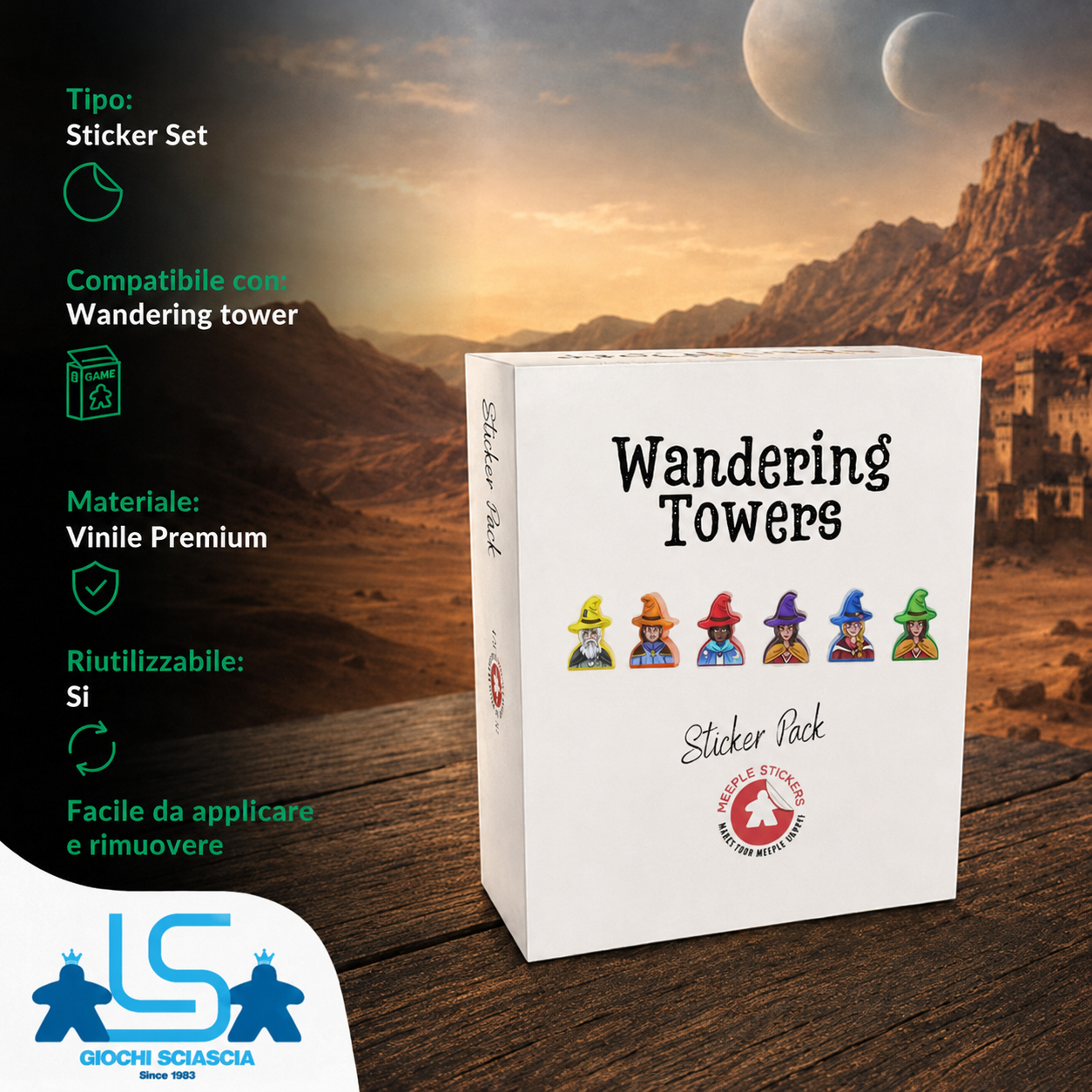 Wandering Towers - Sticker set