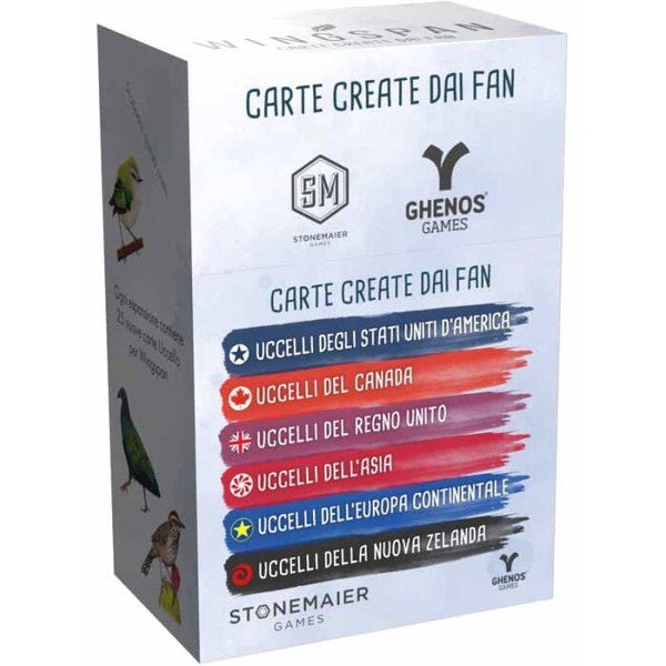 Wingspan - Carte Create dai Fan con Display - Preordine Arrivo previsto Ottobre 2026