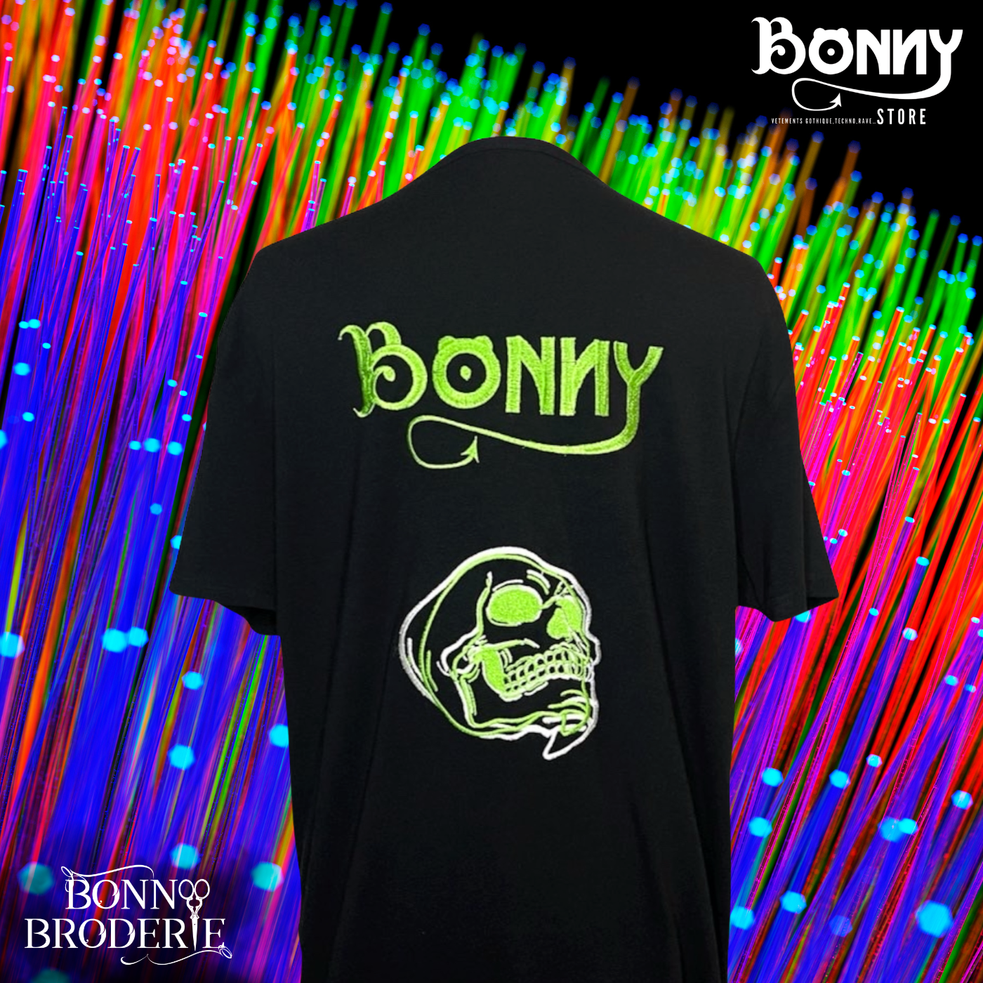 T-Shirt Over Skull 3D Bonny