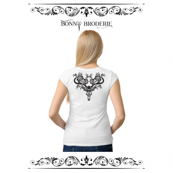 T-Shirt Tête Crâne de Cerf