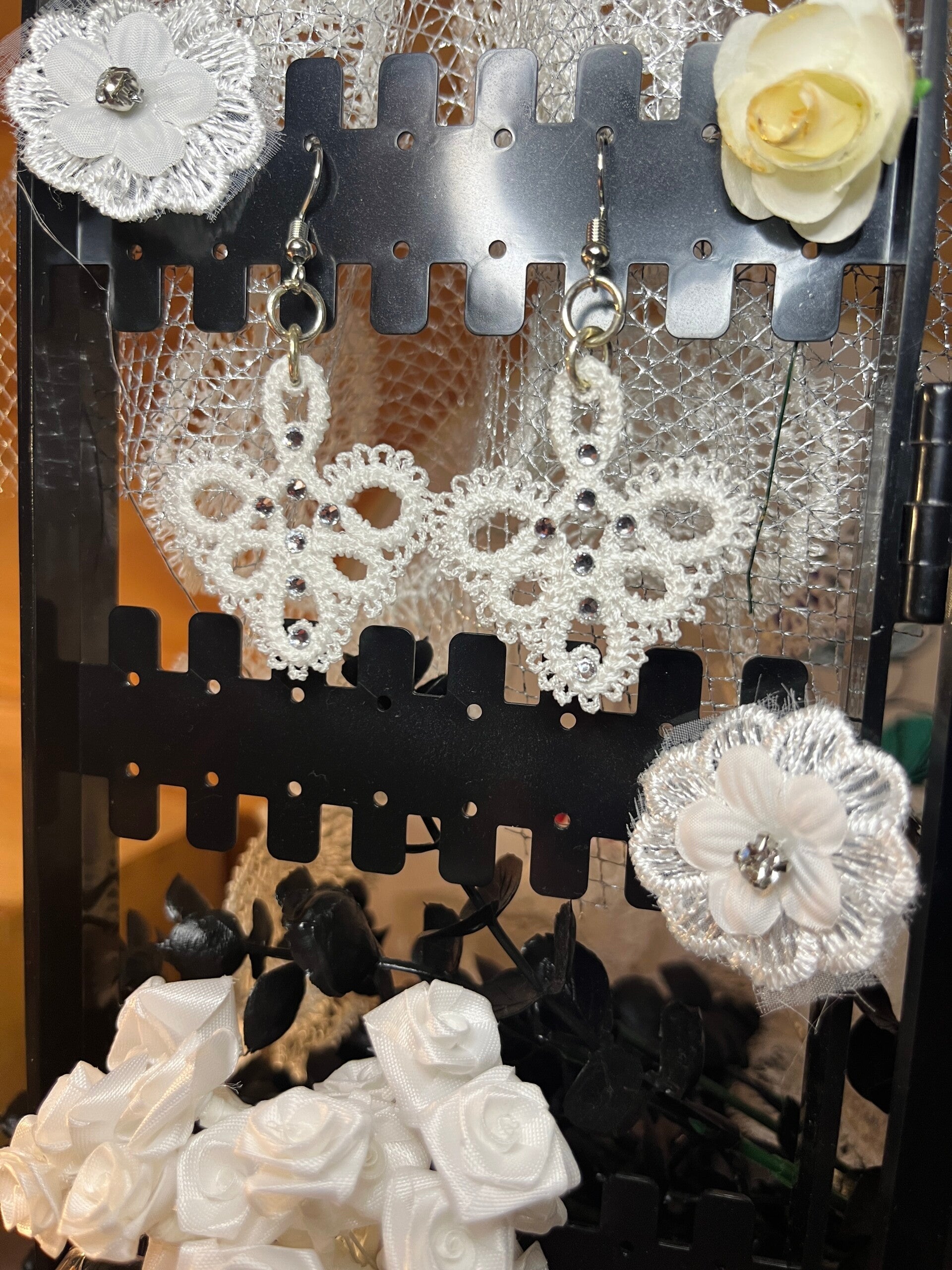 Boucles D’oreilles Strass