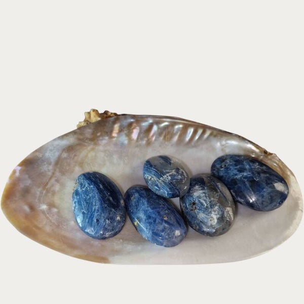 Blauwe Kyaniet handstenen