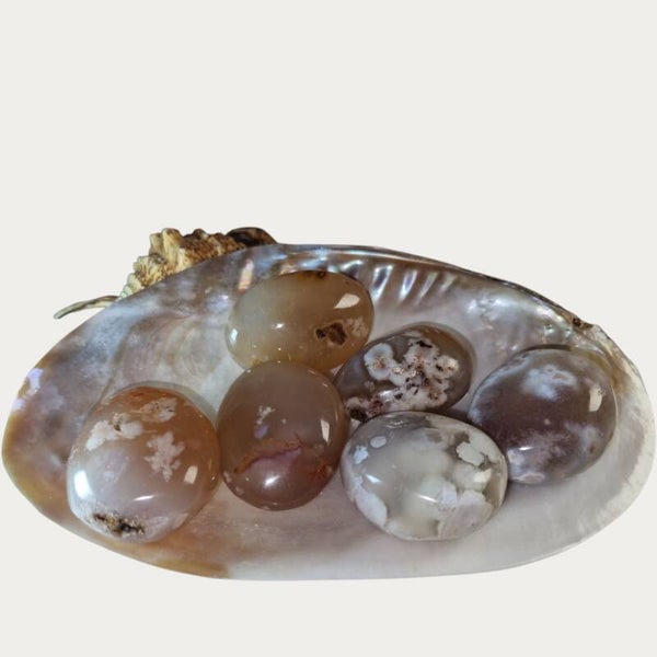 Flower Agaat handstenen