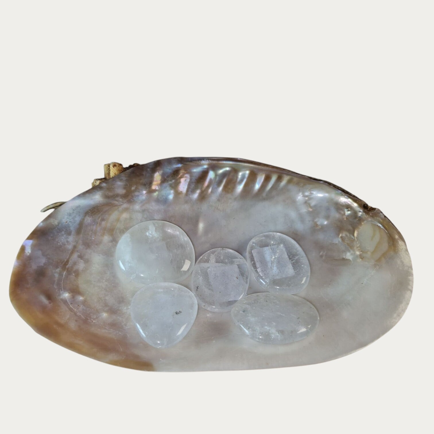 Bergkristal platte schijven