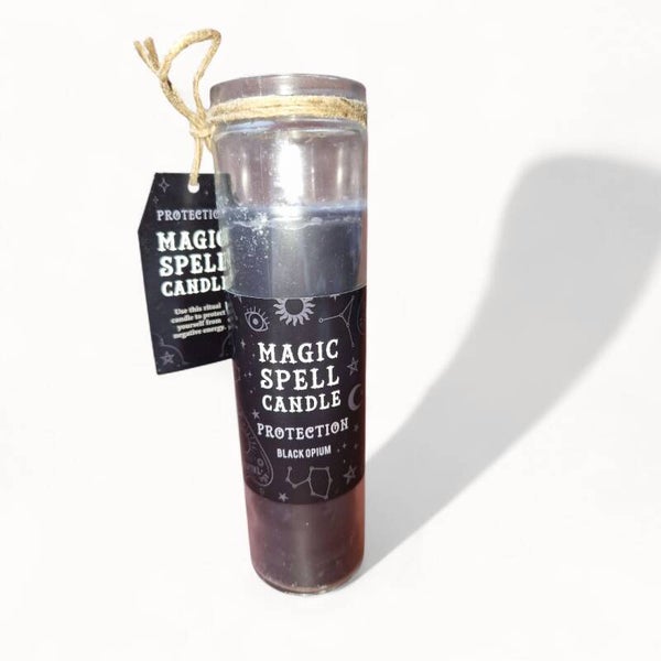 Magic Spell Candle Protection Black Opium