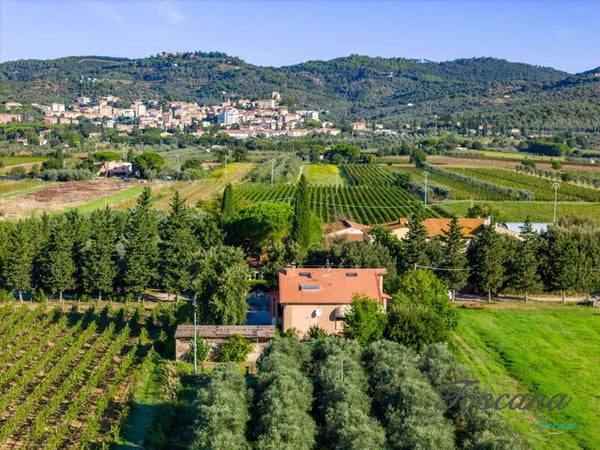 Suvereto, villa immersa nei vigneti biologici