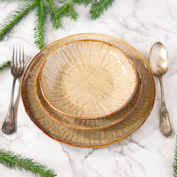 Assiette Nadège en grès 21cm