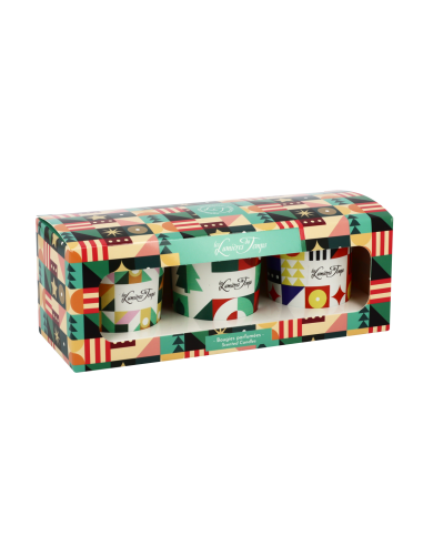 Coffret Bougies Chromatik 3x90 g Champagne Rosé - Sapin - Ambre Noire