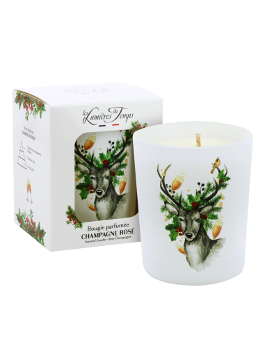 Bougie Traditions Enchantées 180 g Champagne Rosé