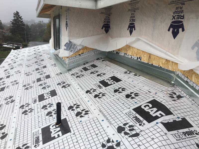 ROOF UNDERLAYMENT &amp; FLASHING
