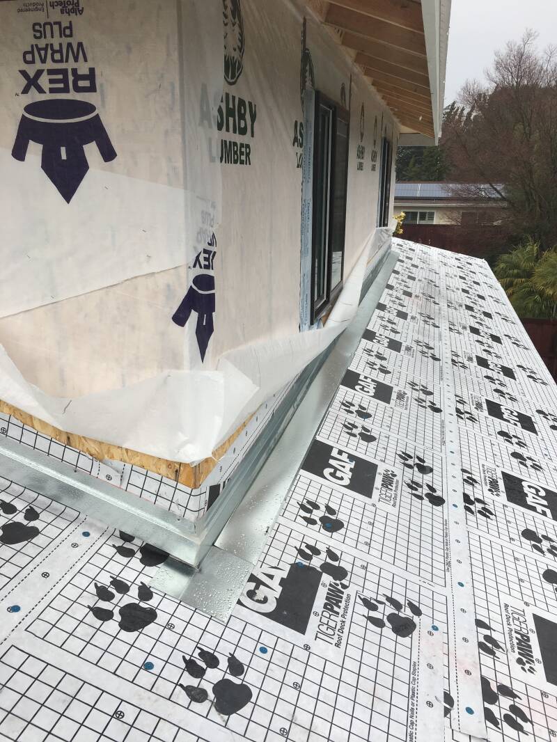 ROOF UNDERLAYMENT &amp; FLASHING