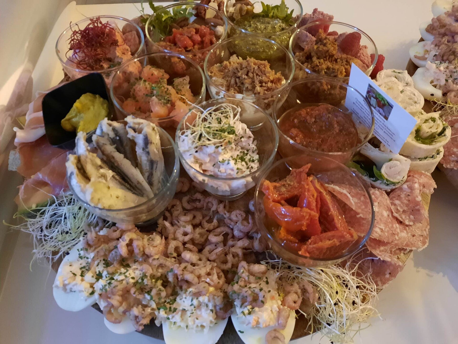 Tapas/apero schotel (prijs 4 personen)