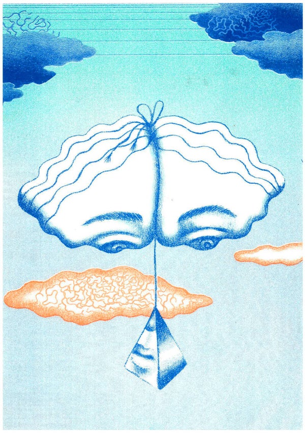 Hanneke Rozemuller - Wolk - A3 Risoprint