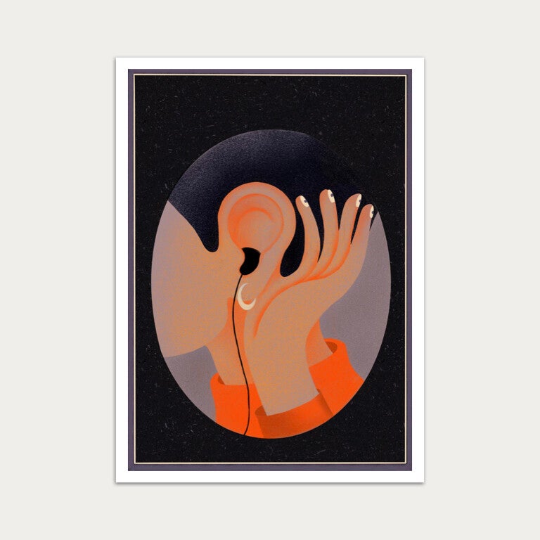 Tinka Stavenuiter - A4 Giclée prints - Luister