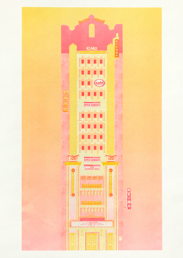 Noa Defesche - Kimo - A3 Riso print