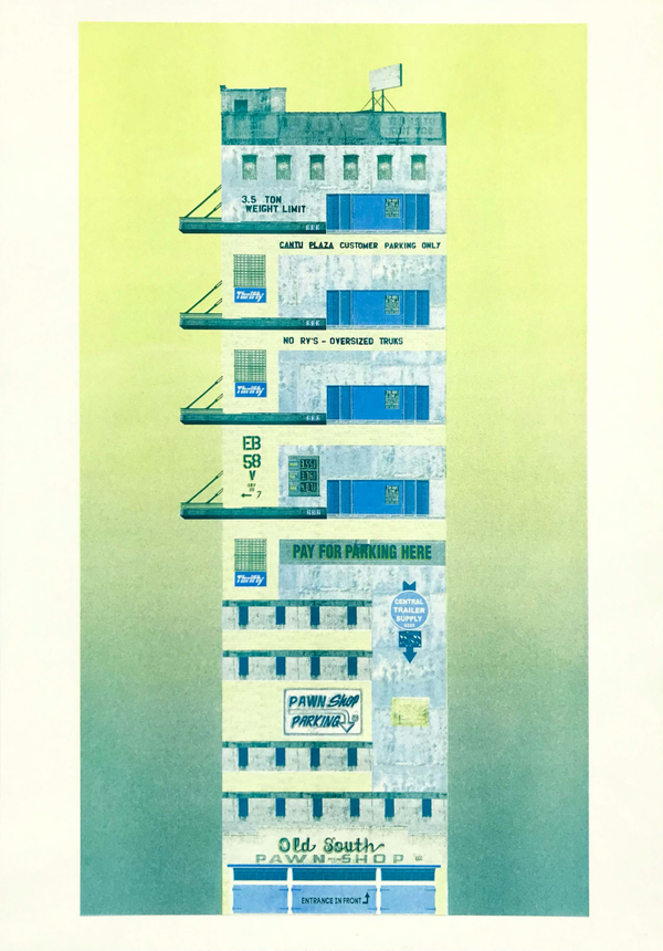 Noa Defesche - Pawnshop - A3 Riso print