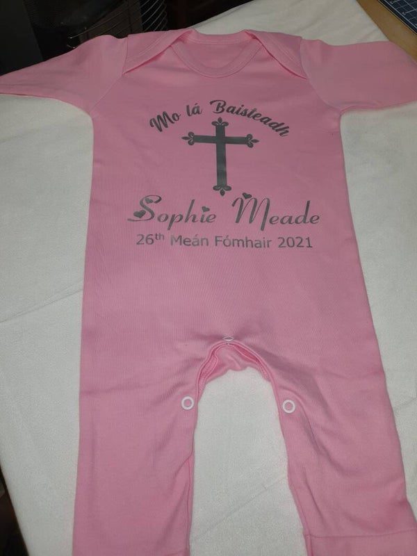Christening babygro