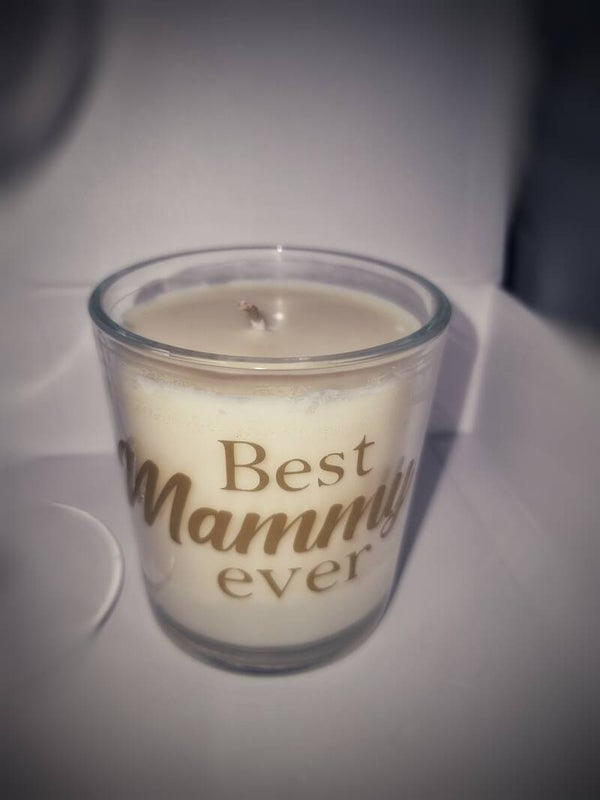 Best Mammy ever - Glass & Candle Duo