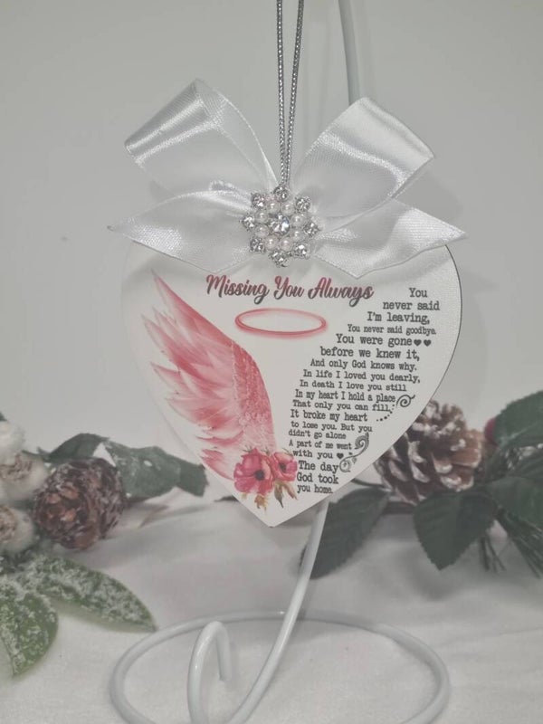 Missing you Always Bauble