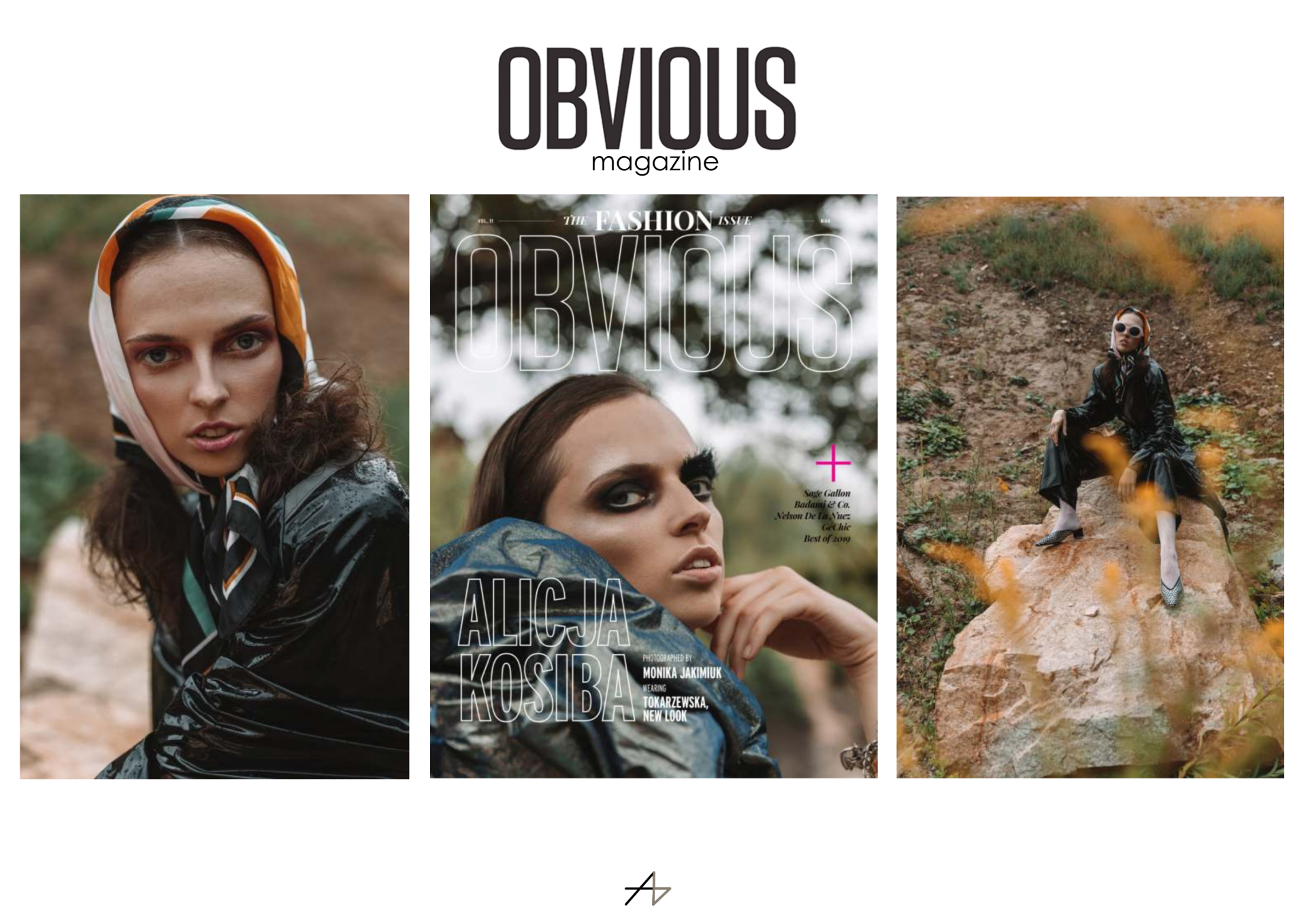 Publikacje autorskich projektów odzieży w magazynach modowych Lśnienie, Elements i Trend Prive, Obvious Magazine. Nowoczesna konstrukcja odzieży damskiej – Alicja Biegun.