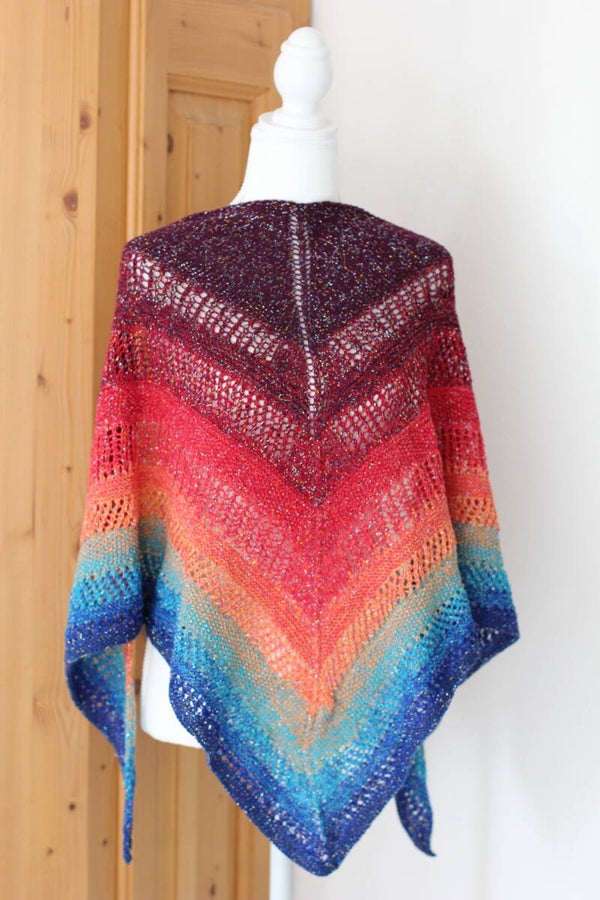 Dreieckstuch "Sonnenuntergang"