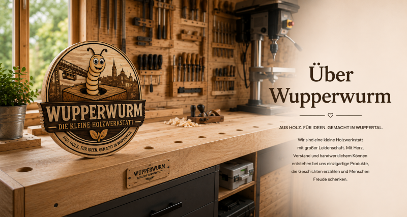 Die Wupperwurm Werkstatt – Hier entstehen handgefertigte Holzunikate mit Liebe zum Detail in Wuppertal