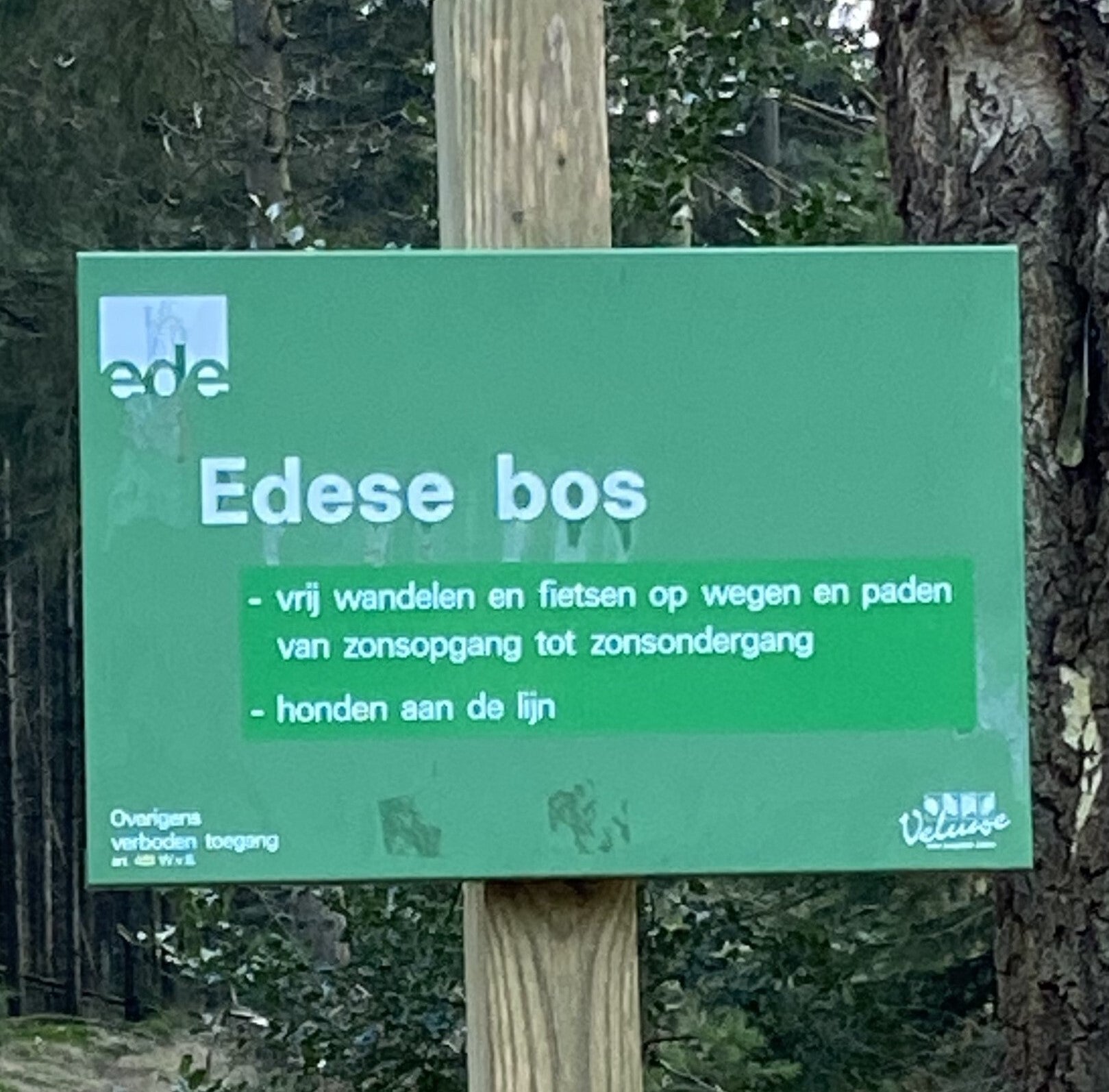 Vakantiehuisje Edese Bos