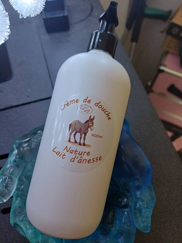 Crème de douche au lait d'ânesse