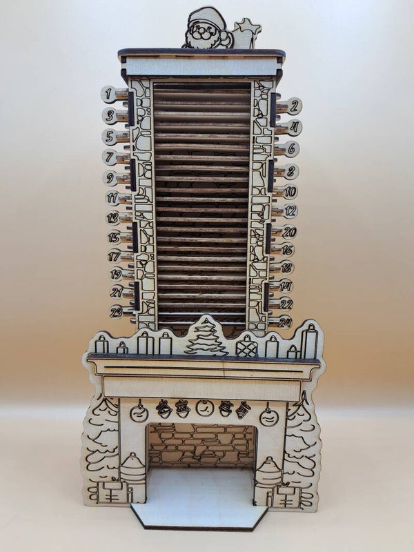 Calendrier de l'avent cheminée