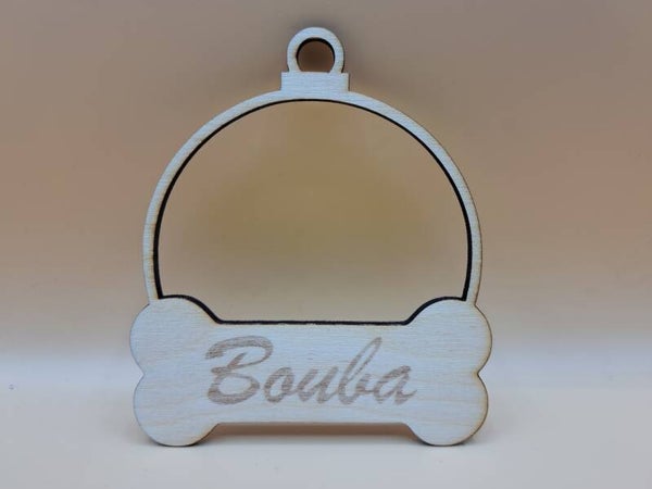 Boule de Noël Os de chien