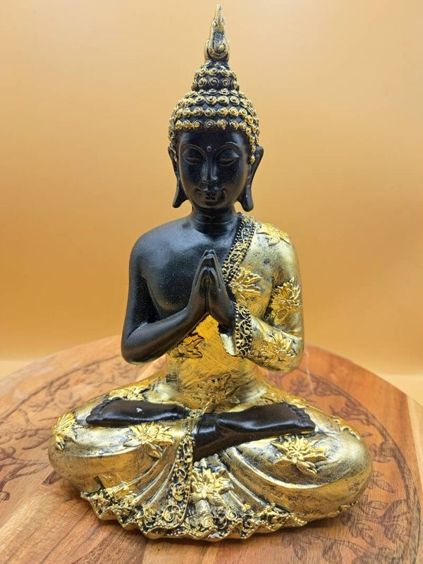 Bouddha noir et doré