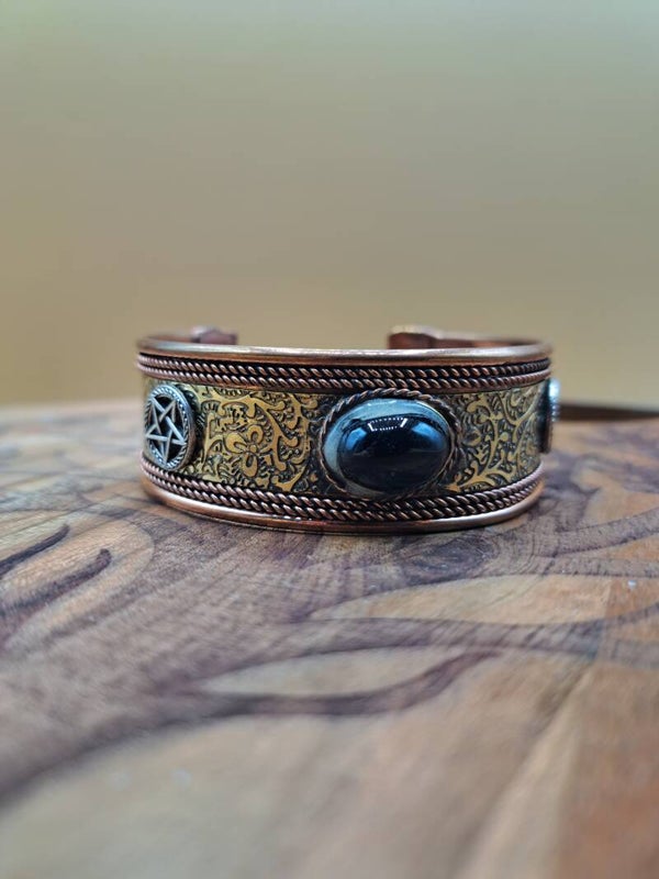 Bracelet en cuivre + symbole