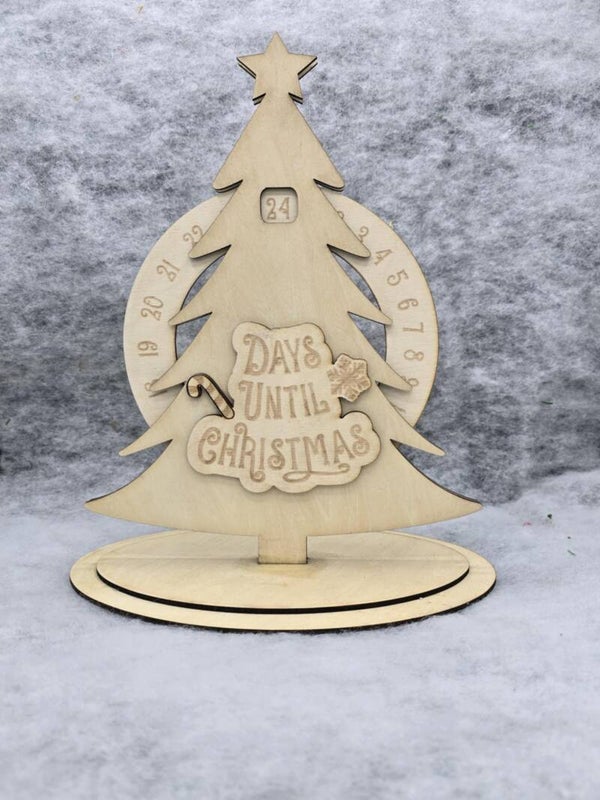 Calendrier de l'avent Sapin circulaire