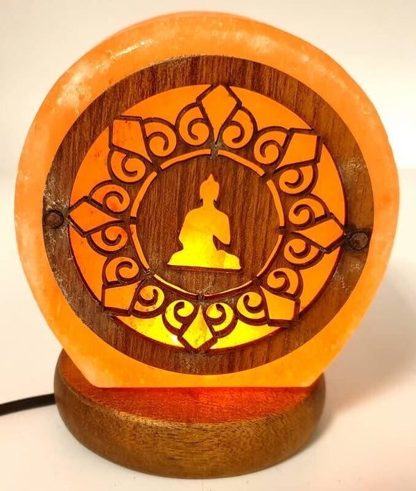 lampe de sel USB Bouddha