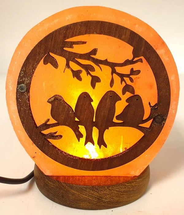 lampe de sel Oiseaux USB