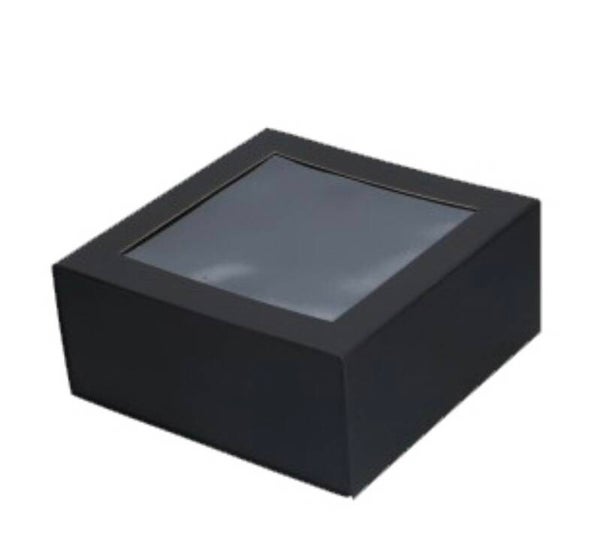 Luxus Magnetbox mit Sichtfenster (22 x 22 x 10 cm)