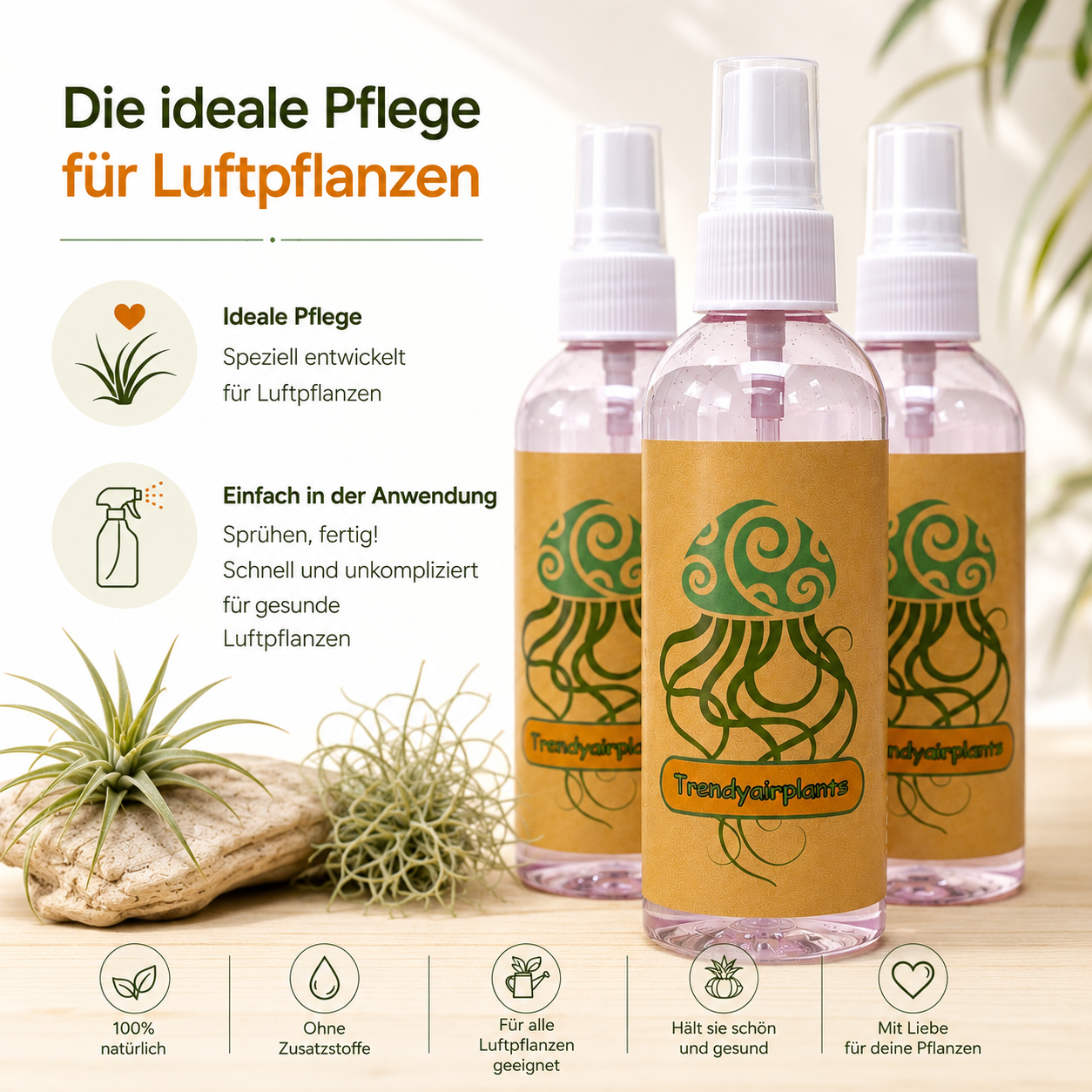Trendyairplants Luftpflanzenspray 100 ml.