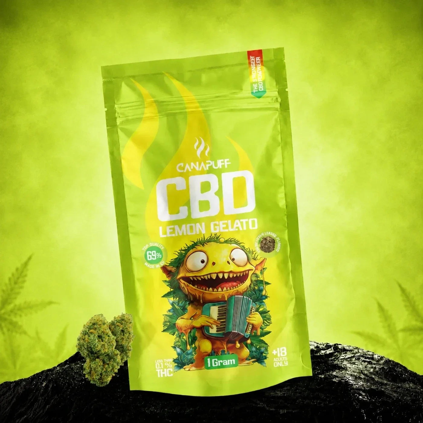 CBD LEMON GELATO (69% CBD)