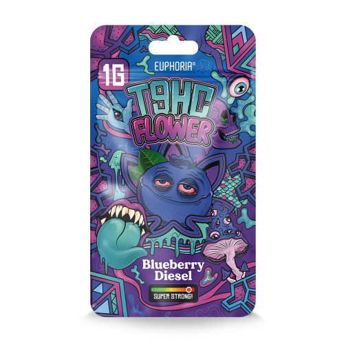 T9HC BLUEBERRY DIESEL FLOWERS (1 g)