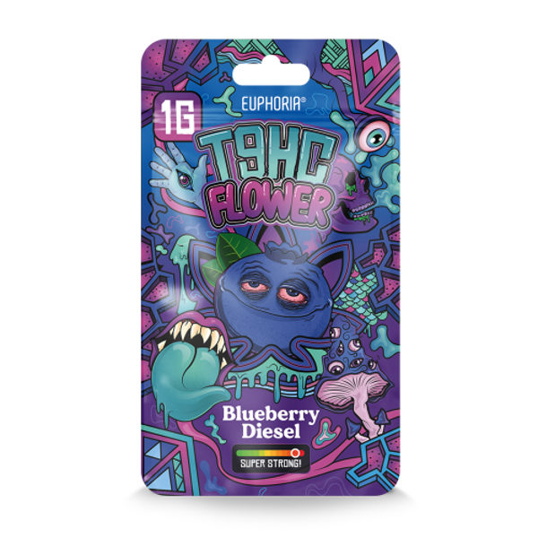 T9HC BLUEBERRY DIESEL FLOWERS (1 g)
